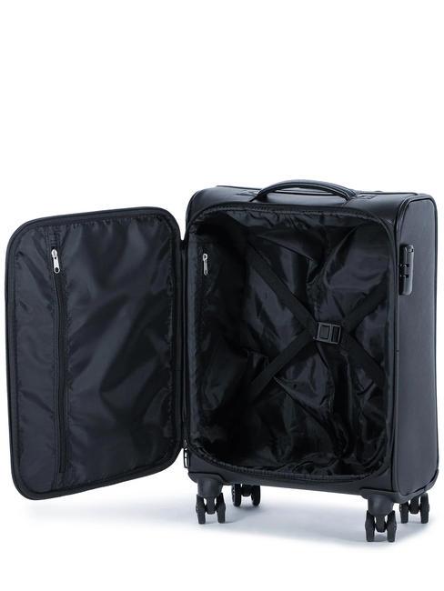 CERTOSA Chariot &agrave; bagages &agrave; main NOIR - Valises cabine