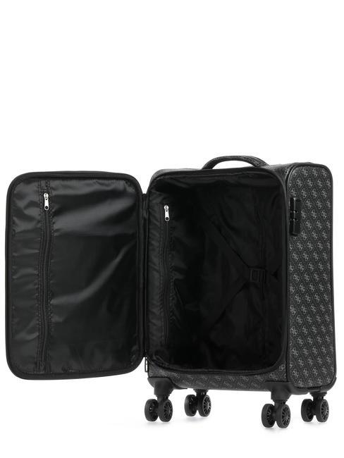 VEZZOLA Chariot &agrave; bagages &agrave; main noir fonc&eacute; - Valises cabine