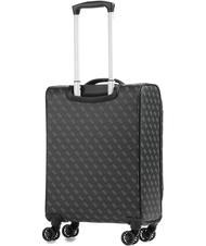 GUESS VEZZOLA Chariot &agrave; bagages &agrave; main noir fonc&eacute; - Valises cabine - 3