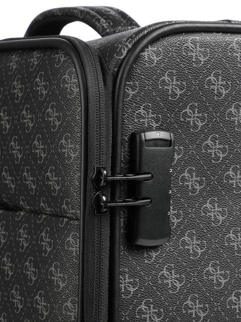 VEZZOLA Chariot &agrave; bagages &agrave; main noir fonc&eacute; - Valises cabine