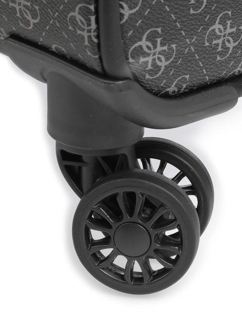 VEZZOLA Chariot &agrave; bagages &agrave; main noir fonc&eacute; - Valises cabine