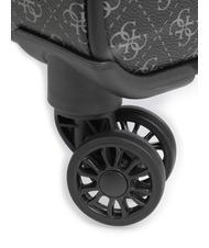 GUESS VEZZOLA Chariot &agrave; bagages &agrave; main noir fonc&eacute; - Valises cabine - 5