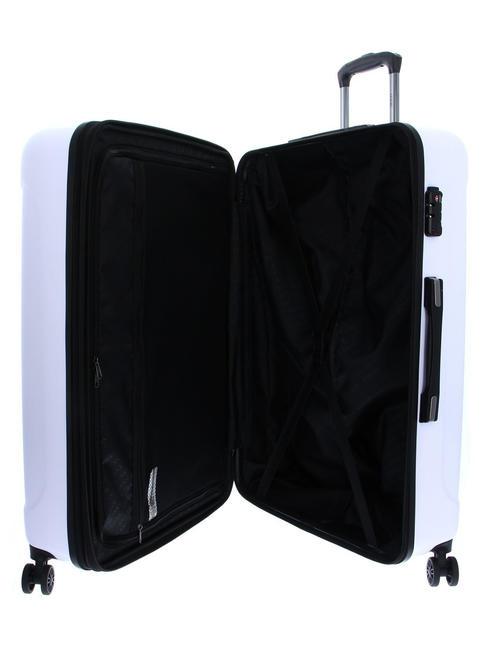 LUSTRE2 Grand chariot blanc - Valises Rigides