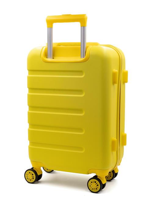 EXPEDITION Chariot &agrave; bagages &agrave; main Jaune - Valises cabine