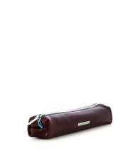 PIQUADRO BLUE SQUARE Étui en cuir ACAJOU - Étuis et Accessoires - 2