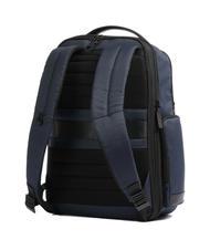 PIQUADRO WOLLEM Sac à dos pour ordinateur portable 15,6" en tissu et cuir - Sacs à dos pour ordinateur portable