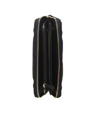 TWINSET LOGO QUILTED Grand portefeuille zipp&eacute; autour noir - Portefeuilles Femme - 2