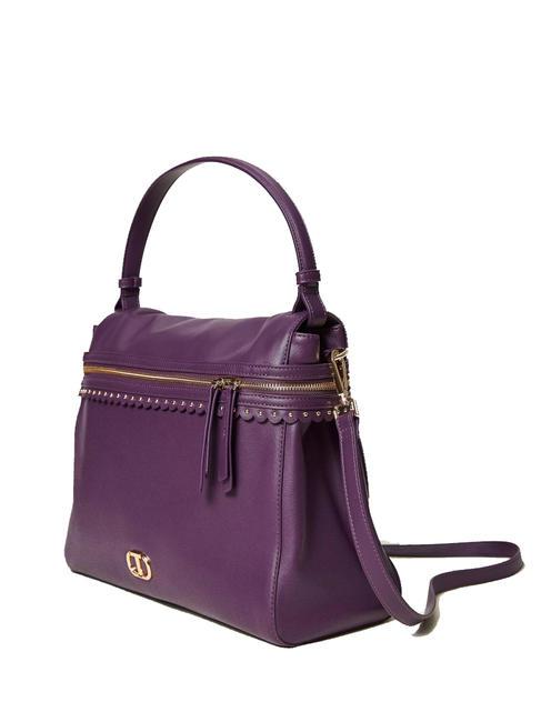 CECILE Sac &agrave; main avec bandouli&egrave;re violet - Sacs pour Femme