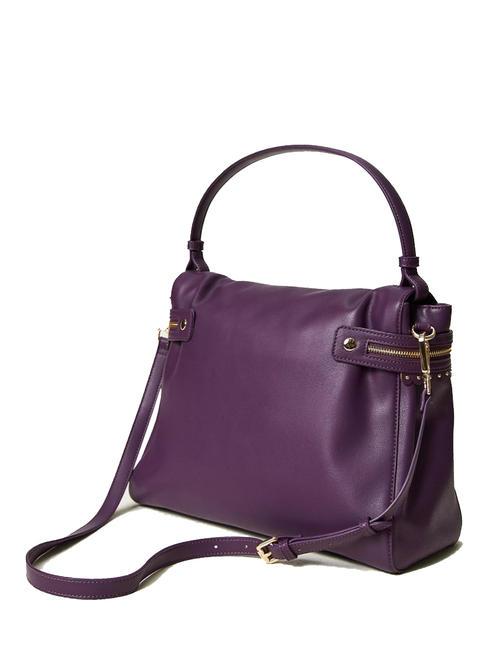 CECILE Sac &agrave; main avec bandouli&egrave;re violet - Sacs pour Femme