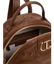 TWINSET LOGO QUILTED Sac &agrave; dos chocolat - Sacs pour Femme - 3