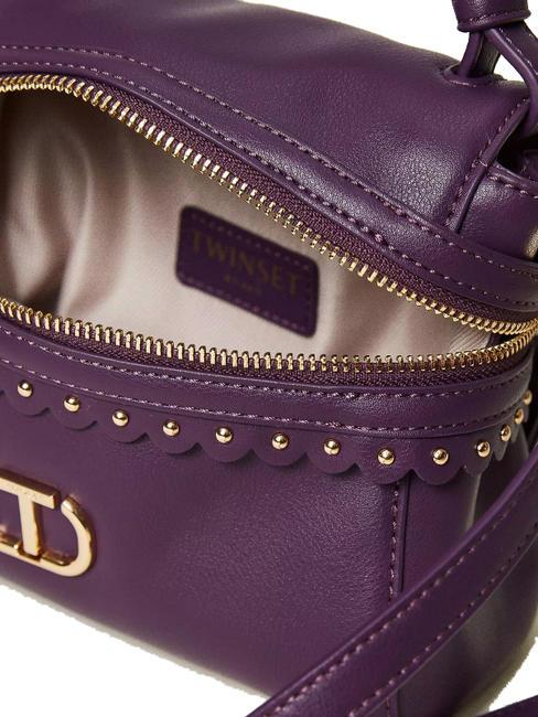 CECILE Mini sac &agrave; main avec bandouli&egrave;re violet - Sacs pour Femme