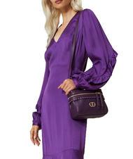 TWINSET CECILE Mini sac &agrave; main avec bandouli&egrave;re violet - Sacs pour Femme - 5