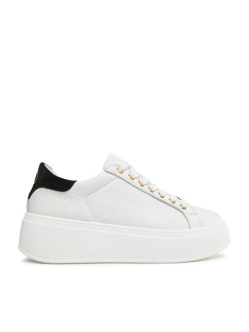 METALLIC LOGO Baskets en cuir optique / noir - Chaussures Femme