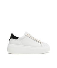 TWINSET METALLIC LOGO Baskets en cuir - Chaussures Femme