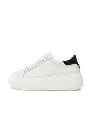 TWINSET METALLIC LOGO Baskets en cuir optique / noir - Chaussures Femme - 4
