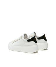 TWINSET METALLIC LOGO Baskets en cuir optique / noir - Chaussures Femme - 6