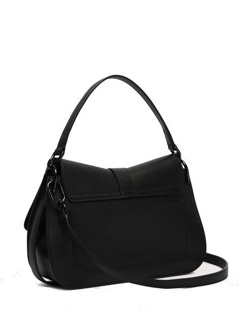 FLOW M Sac à main M en cuir Noir - Sacs pour Femme