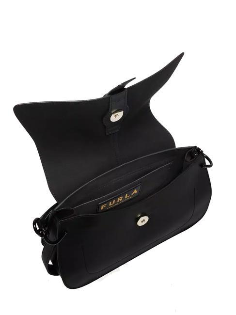 FLOW M Sac à main M en cuir Noir - Sacs pour Femme