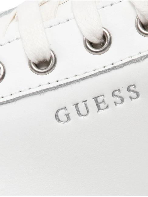 VIBO Baskets blanc noir - Chaussures Homme