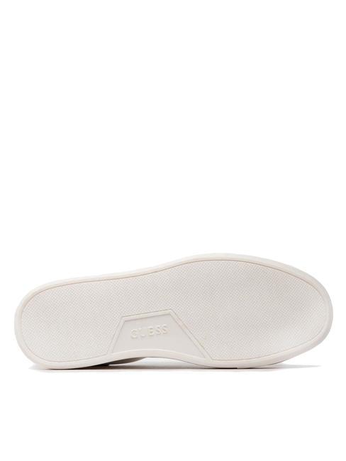 VIBO Baskets blanc noir - Chaussures Homme