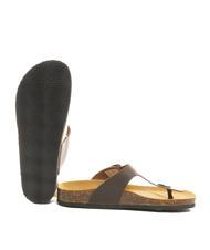 DOCKSTEPS VEGA Tongs en cuir su&eacute;d&eacute; marron fonc&eacute; - Chaussures Femme - 4