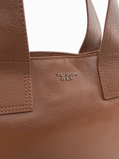 FRAPPE Sac en cuir avec bandouli&egrave;re DarkBrown - Sacs pour Femme