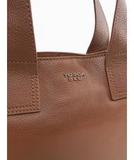 TOSCA BLU FRAPPE Sac en cuir avec bandouli&egrave;re DarkBrown - Sacs pour Femme - 3