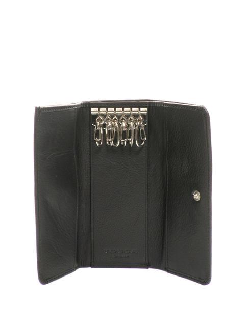 BASIC &Eacute;tui &agrave; cl&eacute;s en cuir Noir - Porte-cl&eacute;s