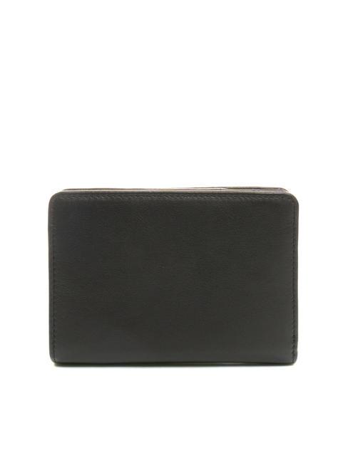 BASIC Portefeuille moyen en cuir Noir - Portefeuilles Femme