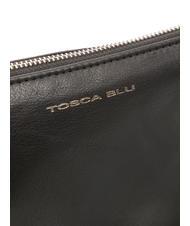 TOSCA BLU BASIC Sac bandouli&egrave;re en cuir Noir - Sacs pour Femme - 3