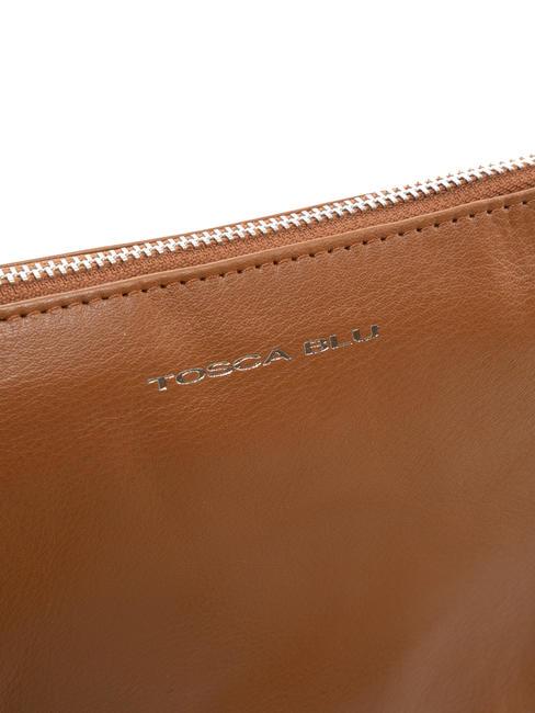 BASIC Sac bandouli&egrave;re en cuir MARRON - Sacs pour Femme