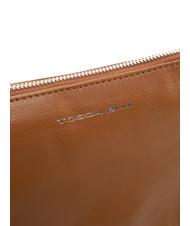 TOSCA BLU BASIC Sac bandouli&egrave;re en cuir MARRON - Sacs pour Femme - 3