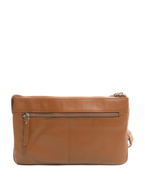 BASIC Sac bandouli&egrave;re en cuir MARRON - Sacs pour Femme