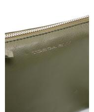 TOSCA BLU BASIC Sac bandouli&egrave;re en cuir olive verte - Sacs pour Femme - 3