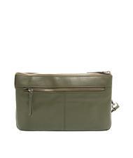 TOSCA BLU BASIC Sac bandouli&egrave;re en cuir olive verte - Sacs pour Femme - 4