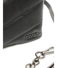 TOSCA BLU PAN CAKE Sac en cuir avec bandouli&egrave;re Noir - Sacs pour Femme - 3