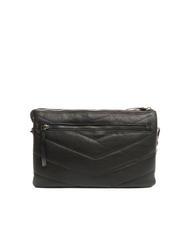 TOSCA BLU PAN CAKE Sac en cuir avec bandouli&egrave;re Noir - Sacs pour Femme - 4