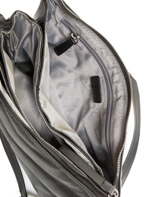 PAN CAKE Sac en cuir avec bandouli&egrave;re Noir - Sacs pour Femme