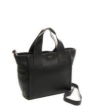 TOSCA BLU FRAPPE Sac moyen en cuir avec bandouli&egrave;re Noir - Sacs pour Femme - 2