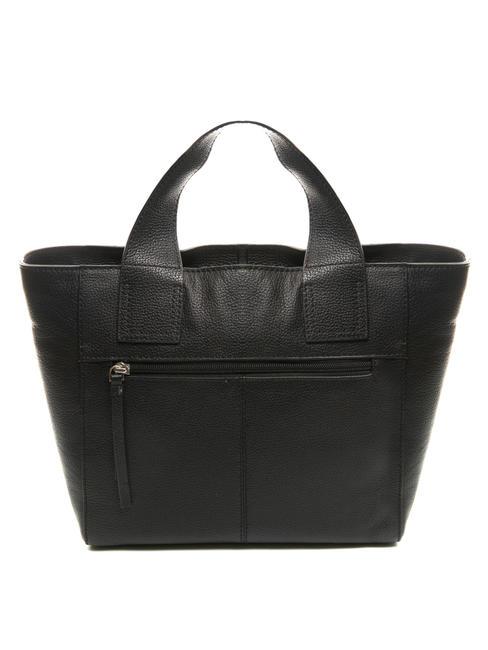 FRAPPE Sac moyen en cuir avec bandouli&egrave;re Noir - Sacs pour Femme