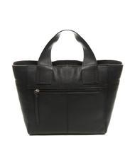 TOSCA BLU FRAPPE Sac moyen en cuir avec bandouli&egrave;re Noir - Sacs pour Femme - 4