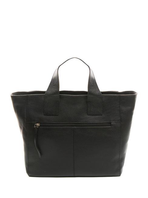 FRAPPE Sac en cuir avec bandouli&egrave;re Noir - Sacs pour Femme