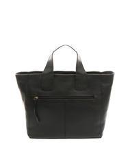 TOSCA BLU FRAPPE Sac en cuir avec bandouli&egrave;re Noir - Sacs pour Femme - 4