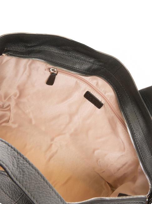 FRAPPE Sac en cuir avec bandouli&egrave;re Noir - Sacs pour Femme