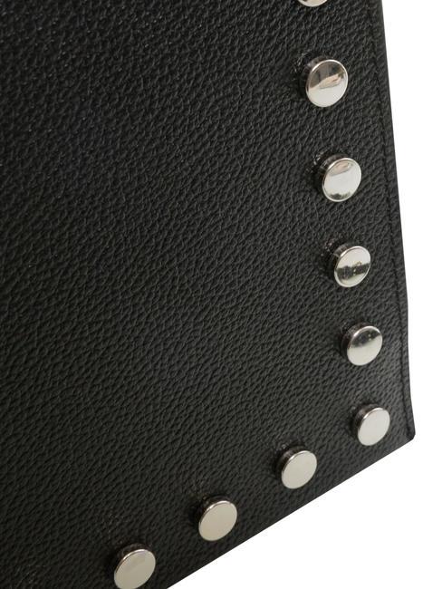 CONFETTI Sac bandouli&egrave;re en cuir Noir - Sacs pour Femme