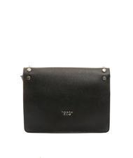 TOSCA BLU CONFETTI Sac bandouli&egrave;re en cuir Noir - Sacs pour Femme - 4