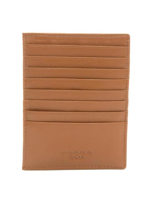 BASIC Porte-cartes en cuir MARRON - Portefeuilles Femme