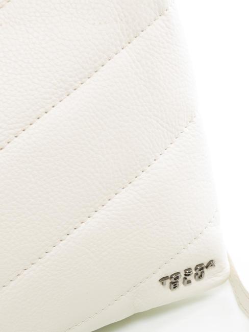 PAN CAKE Sac en cuir avec bandouli&egrave;re blanc - Sacs pour Femme