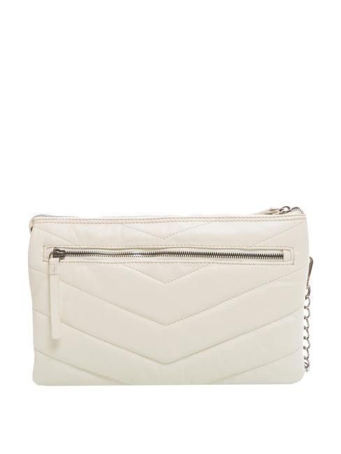 PAN CAKE Sac en cuir avec bandouli&egrave;re blanc - Sacs pour Femme