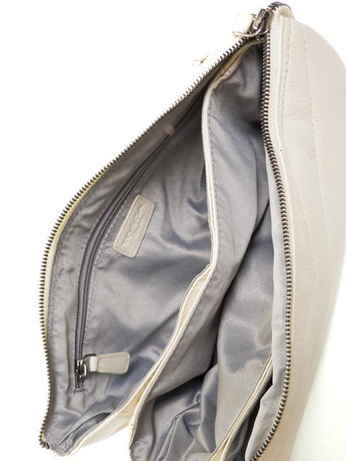 PAN CAKE Sac en cuir avec bandouli&egrave;re blanc - Sacs pour Femme